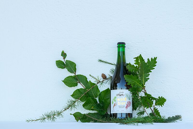 Jubiläums-Waldbier „Wald der Zukunft“ (c) oebf/Jürgen Schmücking