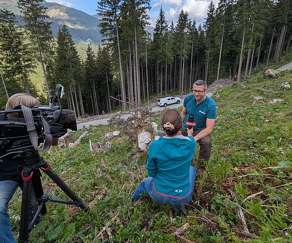 TV-Beitrag über Wiederaufforstungen in Kleinarl TV-Beitrag über Wiederaufforstungen in Kleinarl